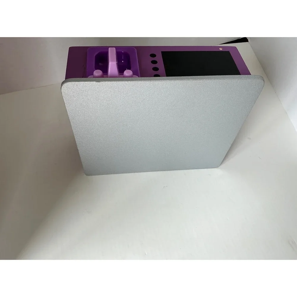 Wooden‎ Dollhouse Kitchen Toy Sink Stove Purple Silver Small Accessory